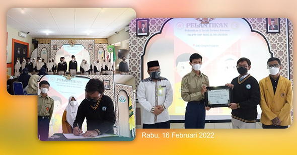 Pelantikan dan Serah Terima Jabatan PR IPM SMP Muhammadiyah Al-Mujahidin Periode 2022/2023