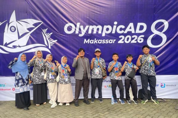 Prestasi Nasional di Makassar: SMP Muhammadiyah Al Mujahidin Raih Emas, Perak, dan Perunggu di OlympicAD VIII 2026